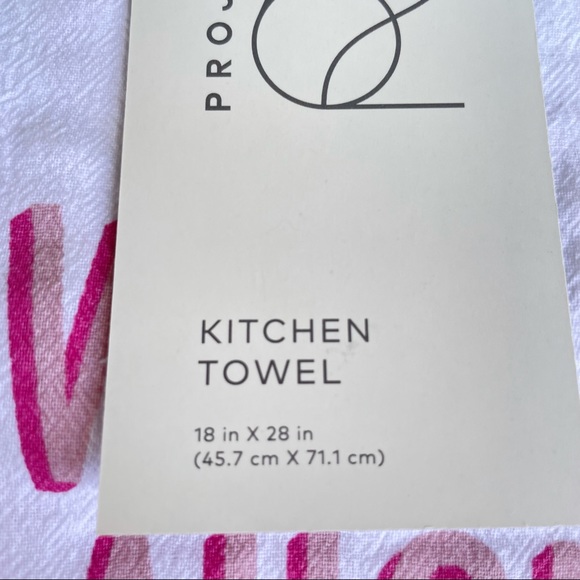 6 Project 62 Kitchen Hand Towel Lot Live Laugh Eat 100% Cotton - Picture 5 of 10